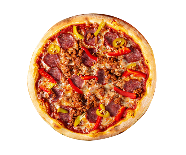 Pizzas Chicago Burger du restaurant Roza'm Pizza Tacos & Burgers Grill de 50190 Périers